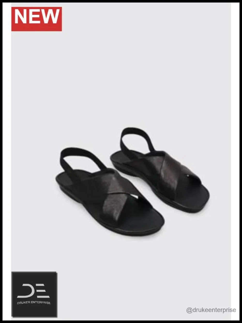Camper Women's Leather Sandals - X-Strap Gladiator Flats, Slip On, Open Toe